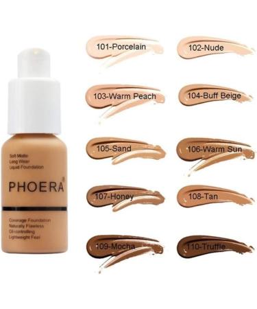 Aquapurity Phoera Full Coverage Foundation 30ml - 110 Truffle - Buy Online on SooperMarket.com