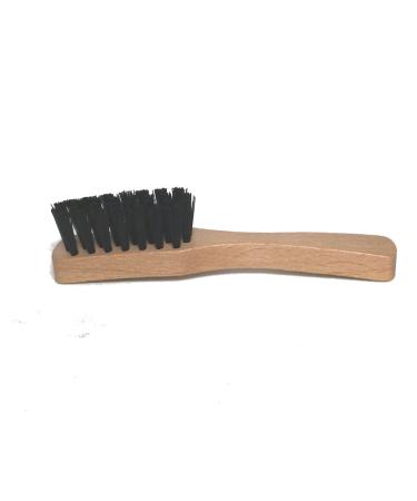 Saphir Mud Remover Brush - 6" hard wood long handle - brush use for any shoe care cleaning tasks