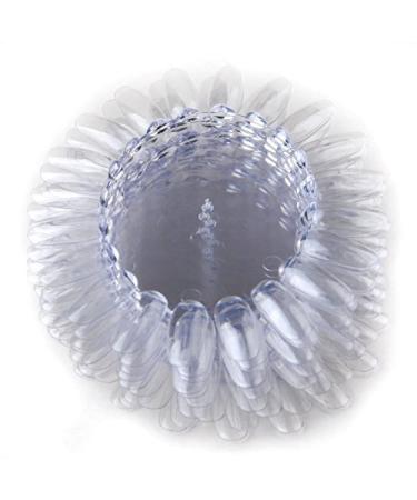 Fashion Gallery 10 Round Nail Art Tips Presentation Display Color Wheel Tip Rondell Clear
