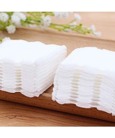 50 pcs Double-Sided Pressed Cotton Pads Makeup Nail Polish Wipes Hydroic Compress Cotton Puff Durable - Buy Online on SooperMarket.com