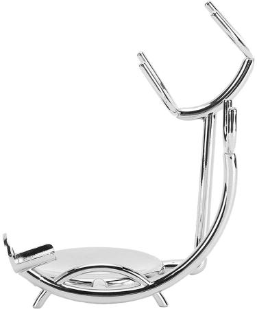 ZLXHDL Razor Stand - Premium Manual Shaving Brush & Soap Dish Holder - Durable Electroplated Metal for Perfect Grooming - Buy Online on SooperMarket.com