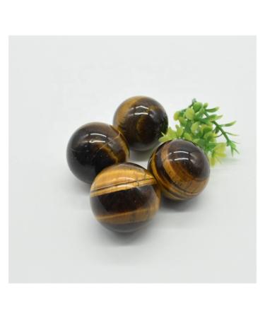Natural Crystal Rough Ornament Natural Polished Tiger Eye Stone Spheres Magic Crystal Balls Decorative for Decoration Gift 60-70mm