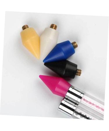 POPETPOP 5pcs Tools Diamond Art Pen Tip Dotting Tool Refills Gem Picker Tool Diamond Art Pen Refill Diamond Art Supplies Diamond Art Accessories Rhinestone Wax Metal 2.85X1.50X1.50CM Rosy - Buy Online on SooperMarket.com