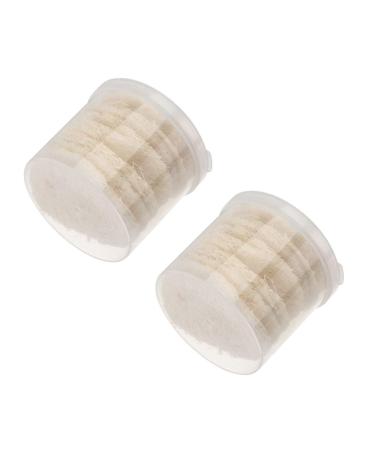 NOLITOY Natural Bath Sponge 20pcs Loofah Facial Beauty Puff Exfoliating Face Pads Body Puffs for Shower Loofah Face Brush Beauty Face Tools White Cosmetic Natural Loofah Skin