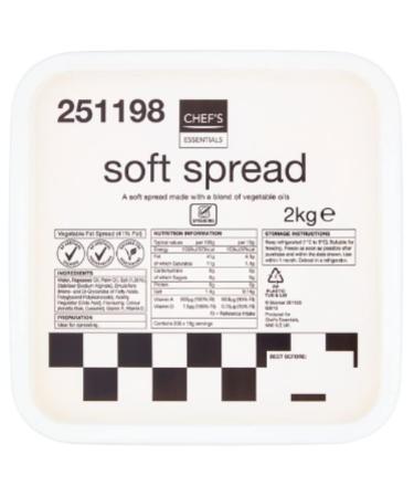 Chef's Essentials Soft Spread 2kg x 6 Soft Spread 6
