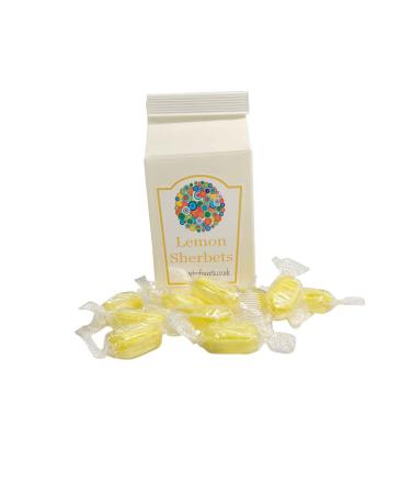Personalized 250g Carton of Individually Stockleys Wrapped Sherbet Lemon Sweets