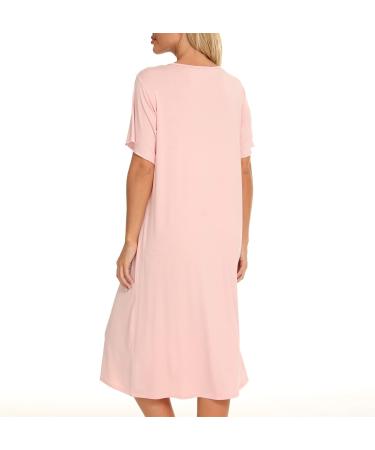 Jecarden Women's Maternity Nightgown - Short Sleeve Hospital Childbirth Sleepwear - Buy Online on SooperMarket.com