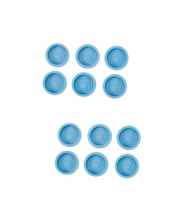 12 Pcs Mold Silicone Cupcake Small Stainless Steel Bowls International Chess Doll Bath Tub Silicone Baking Silicone Chess Moulds Baking Fondant Fudge Baking Tools Silica Gel 3.5X3.5X0.8CMx2pcs Bluex2pcs