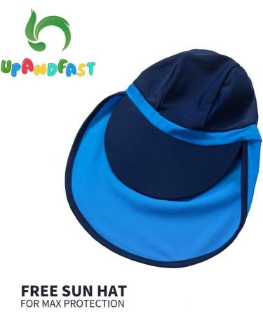 UPF 50+ Baby Boy Swimwear Set with Sun Hat | 18-24 Months Sailboat Design - Buy Online on SooperMarket.com