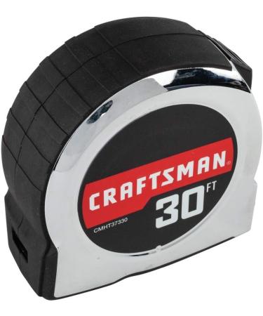 CRAFTSMAN Chrome Classic 30-Foot Tape Measure (CMHT37330S) - Buy Online on SooperMarket.com