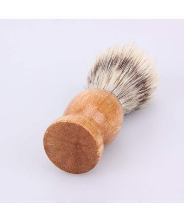 Black Badger Hair Men's Shaving Brush Barber Salon Facial Beard Cleaning Comfortable and Environmentally Attractive Design - Buy Online on SooperMarket.com