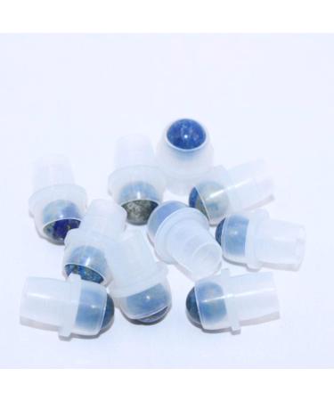 10 Natural Gemstone Roller Balls for Essential Oils - Polished Healing Crystals Compatible with 5ml & 10ml Bottles - Buy Online on SooperMarket.com