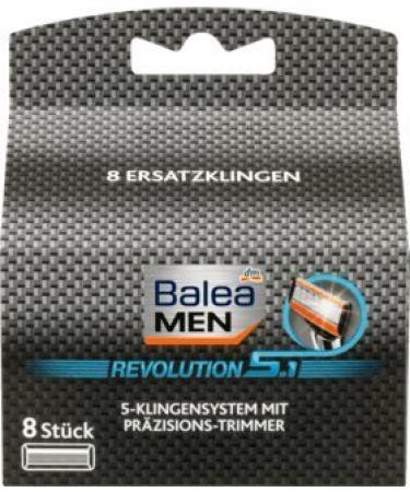 Balea MEN Revolution 5.1 razor blades 8 pieces - German product