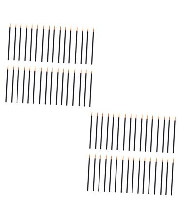 Healeved 200 pcs Makeup Point Disposable Cosmetic Lip Applicator Tool Gloss Fine Eyeliner Wands Brush