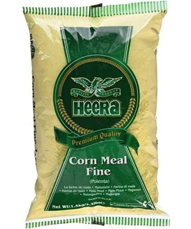 Seelans Superstore Heera Corn Meal Fine (1.5kg) (Pack of 2) - Made from Dried Maize & Used as Flour