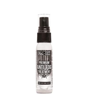 Muc Off Premium Anti-Fog Treatment, 30 Milliliters - Long-Lasting, Intensive Anti-Mist Spray - Suitable for Helmet Visors, Goggles and Glasses
