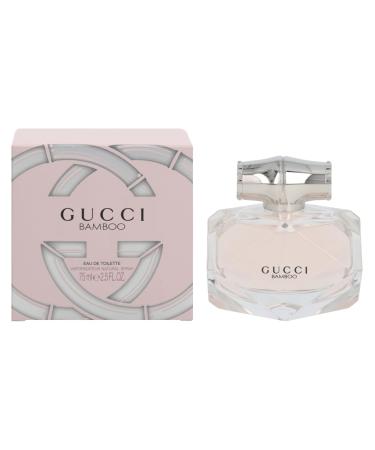 Gucci Bamboo by Gucci for Women 2.5 oz Eau de Toilette Spray Floral Orange Sandalwood Vanilla 2.5 Fl Oz (Pack of 1)