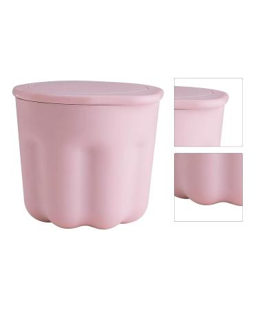 Easy Cleaning Makeup Brush Cleaner Cup & Drying Rack | Multi-Functional Safe Beauty Tool Essentials (Pink - Buy Online on SooperMarket.com