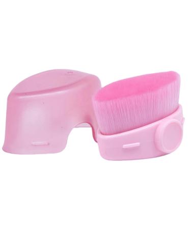 Sunscreen Brush | Foundation Brush for Sunscreen Precise Control - Quick-Drying Fiber Bristles Cosmetic Brushes for Liquid Foundation Contour Pink