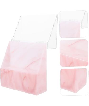 WOFASHPURET Storage Rack Rack for Display Eyelash Holder Eyelash for Extensions Makeup Holder Eyelash Rack Pink Extend Acrylic Marble 14.5x4.5cm - Buy Online on SooperMarket.com