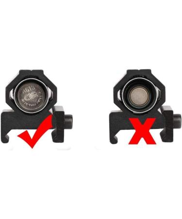 Viiko Red Laser Dot Sight Scope for Rifles and Pistols with Picatinny Mount - Buy Online on SooperMarket.com