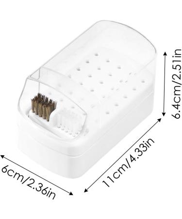 Nail Organizers and Storage | 2 in 1 Nail Drill Holder - Nail Drill Stand with Non-Slip Base Anti-Splash Design for Home Salon - Buy Online on SooperMarket.com