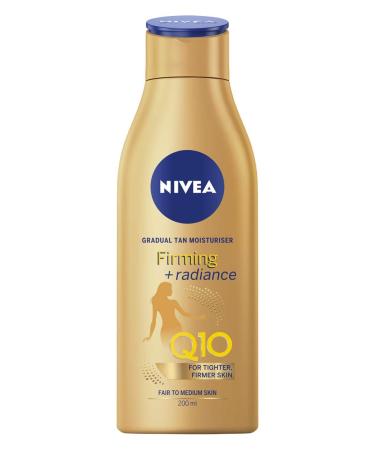 Nivea Q10 Firming + Radiance Gradual Tan Moisturizer 200 ml / 6.8 fl oz