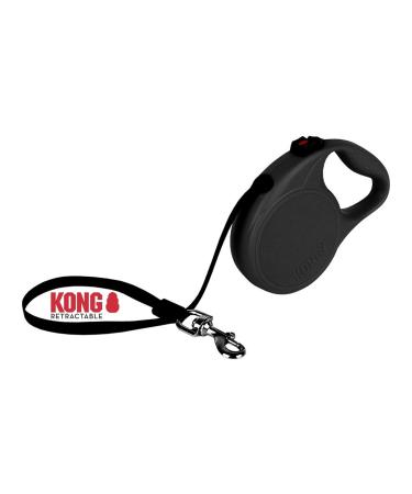 Cong roll-out dog leash in 5m length I for large dogs up to 50 kg i size L i high-quality roller liner in black with break & lock system i light & compact guide linen large black