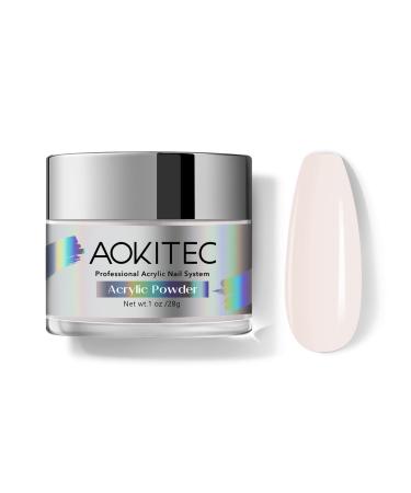 Aokitec Deep Pink Acrylic Powder for Nails Professional Acrylic Nail Powder Lasting Acrylic Powder for Extension French Nail Art Acrylic Nail Supplies Sets for Nails Beginners or Salon (1oz) 1OZ Deep Pink