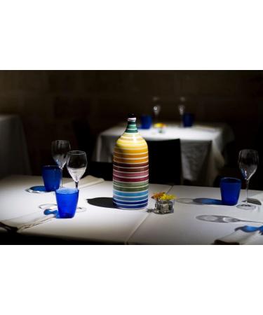 Muraglia - Extra Virgin Olive Oil Rainbow Ceramic Jar (Medium Fruity) 500ml Rainbow Arcobaleno - Buy Online on SooperMarket.com