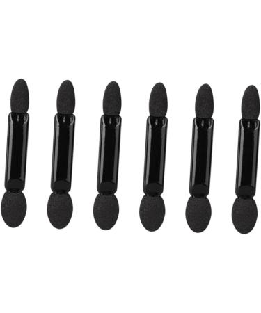 FOYTOKI 100 Pcs Makeup Eyeshadow Brush Eyeshadow Double Sided Eyeshadow Brush Kit Black - Buy Online on SooperMarket.com
