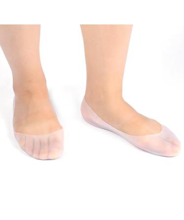 Moisturizing Full Foot Socks - Silicone Gel Socks for Cracked Feet - 1 Pair of Hydrating Boat Socks - Buy Online on SooperMarket.com