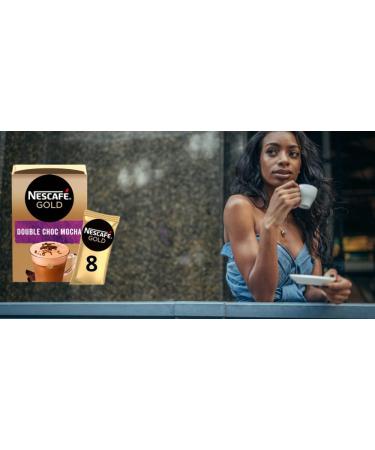 Temas Instant Coffee Mocha Bundle Contains 48 x Nescafe Gold Double Choc Mocha 48 x Coffee Stirrers & Reusable Coffee Cup. Compatible With lovers of Nescafe Gold|Coffee Sachets Individually Wrapped - Buy Online on SooperMarket.com