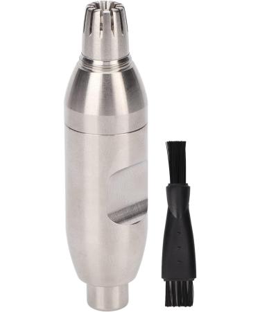 Ergonomic Manual Nose Hair Trimmer - Portable Stainless Steel Design for Men & Women - Easy Clean & Tidy - Buy Online on SooperMarket.com