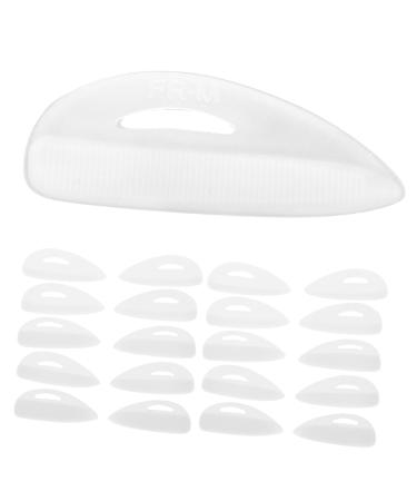 Gogogmee 10 Pairs Eyelash Pad Eyelash Perming Curler Pad False Lashes Pads Lash Extension Supplies Eyelash Perming Pad Silicone Eyelashes Gasket Graft Eyelash Accessories
