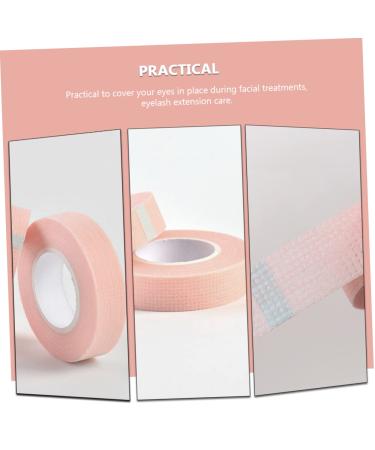 Ipetboom Adhesive Fabric Lash Tape - 7 Rolls Non-Woven Eyelash Extension Tapes 5.1x1.2cm Pink | International Shipping Available - Buy Online on SooperMarket.com