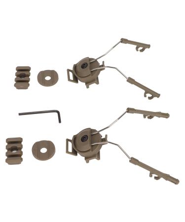 Yoidesu ARC adapter communication headset rail suspension ARC rail adapter for airsoft activities left right side headphone holder compatible for COMTAC