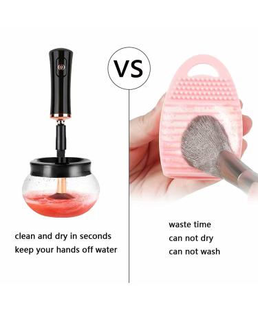 Electric Makeup Brush Cleaner & Dryer - Fast & Efficient Cleaning for All Brushes - 8 Sizes Included - Buy Online on SooperMarket.com
