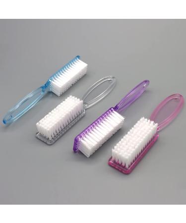 Heavy Duty Nail Brush Hand Scrub - 5 Pcs Set for Men, Women, Kids - Soft & Stiff Bristles - Handle Grip Fingernail Brush - Nails & Toes Scrubber - Buy Online on SooperMarket.com