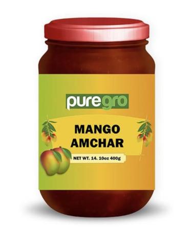 Puregro Mango AMCHAR 400g Mangue Green Mango Pickle.