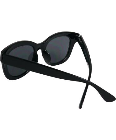 Stylish Retro Mini Glasses - Prescription Sunglasses with Thick Plastic Frame Free Case | Women's Reading Sun Glasses - 0.0 Diopters - Buy Online on SooperMarket.com