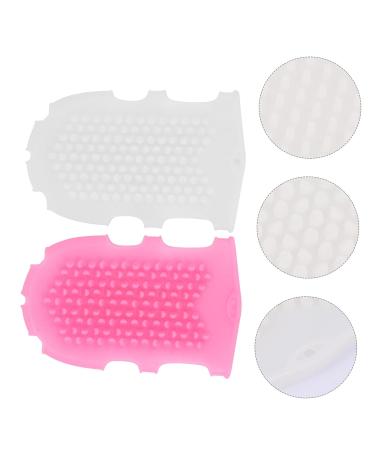 2-Piece Silicone Body Massage Brush Set for Exfoliation and Scrubbing - Buy Online on SooperMarket.com