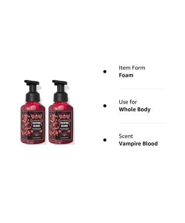Bath & Body Works Vampire Blood Gentle Foaming Hand Soap 2-Pack - 8.75 Ounce (Vampire Blood) - Buy Online on SooperMarket.com