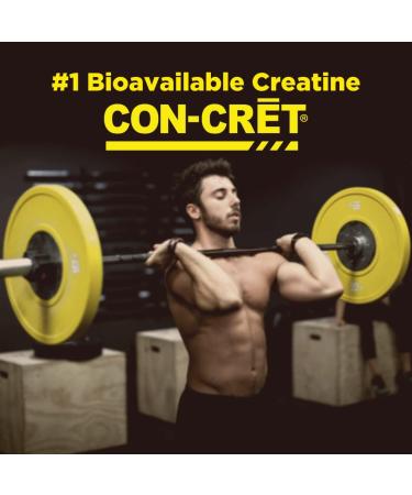 CON-CRET Creatine HCl Capsules | Muscle Cognitive Cellular Energy Support | No Bloating or Cramps | Strength & Endurance | Creatine Pills (72 Count) - Buy Online on SooperMarket.com