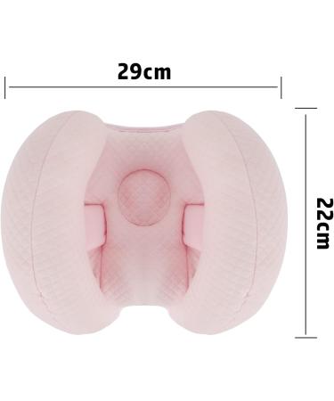 Baby Travel Cushion Pillow - Infant Head & Neck Support for Car Seat & Stroller - Toddler Comfortable Headrest - Pink - Buy Online on SooperMarket.com