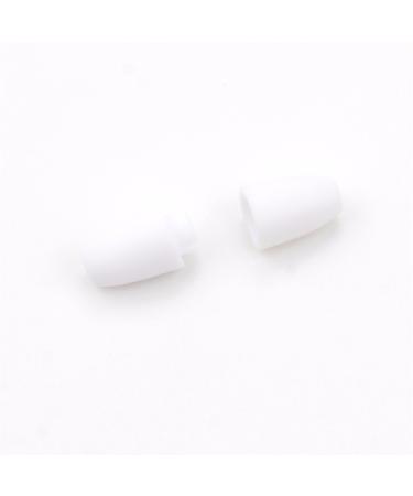 Sopeace 50pc Break Away Safety Clasp for Teething Necklaces and Bracelets Plastic Breakaway Clasps for Necklace (White)