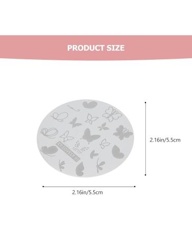1 Set Nail Art Printing Plate Christmas Nail Stencils Snowman Nail Snowflake Nail Manicure Halloween Nail Stickers Nail Diy Decor Printing Mold Household Stainless Steel Metal Nail - Buy Online on SooperMarket.com