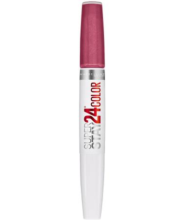 Maybelline Super Stay 24  2-Step Liquid Lipstick Makeup  Long Lasting Highly Pigmented Color with Moisturizing Balm  Timeless Rose  Pink  1 Count 090 TIMELESS ROSE 0.08 Fl Oz (Pack of 1)