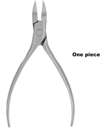 Cuticle Trimmer Angled Ends Cuticle Clipper Stainless Steel Streamlined Handle Not Easy To for Hand(Streamer Silver) - Buy Online on SooperMarket.com