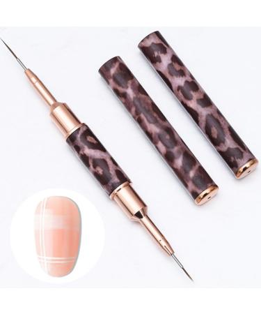 FOMIYES Real Hair Side Fringe Pen Nail Art Drawing Line Pen Double-end Nail Art Pen Nail Painting Pen Flamingo Scrunchies - Buy Online on SooperMarket.com